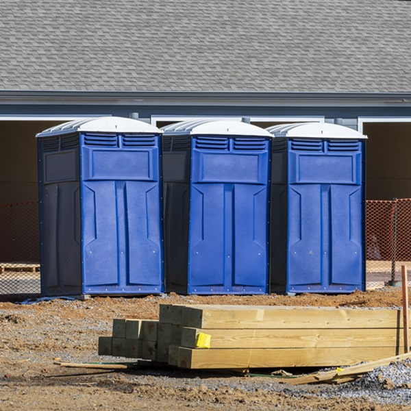 how can i report damages or issues with the porta potties during my rental period in La Bolt South Dakota